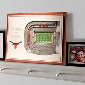 University of Texas Darrell K. Royal 3D Stadium Wall Art